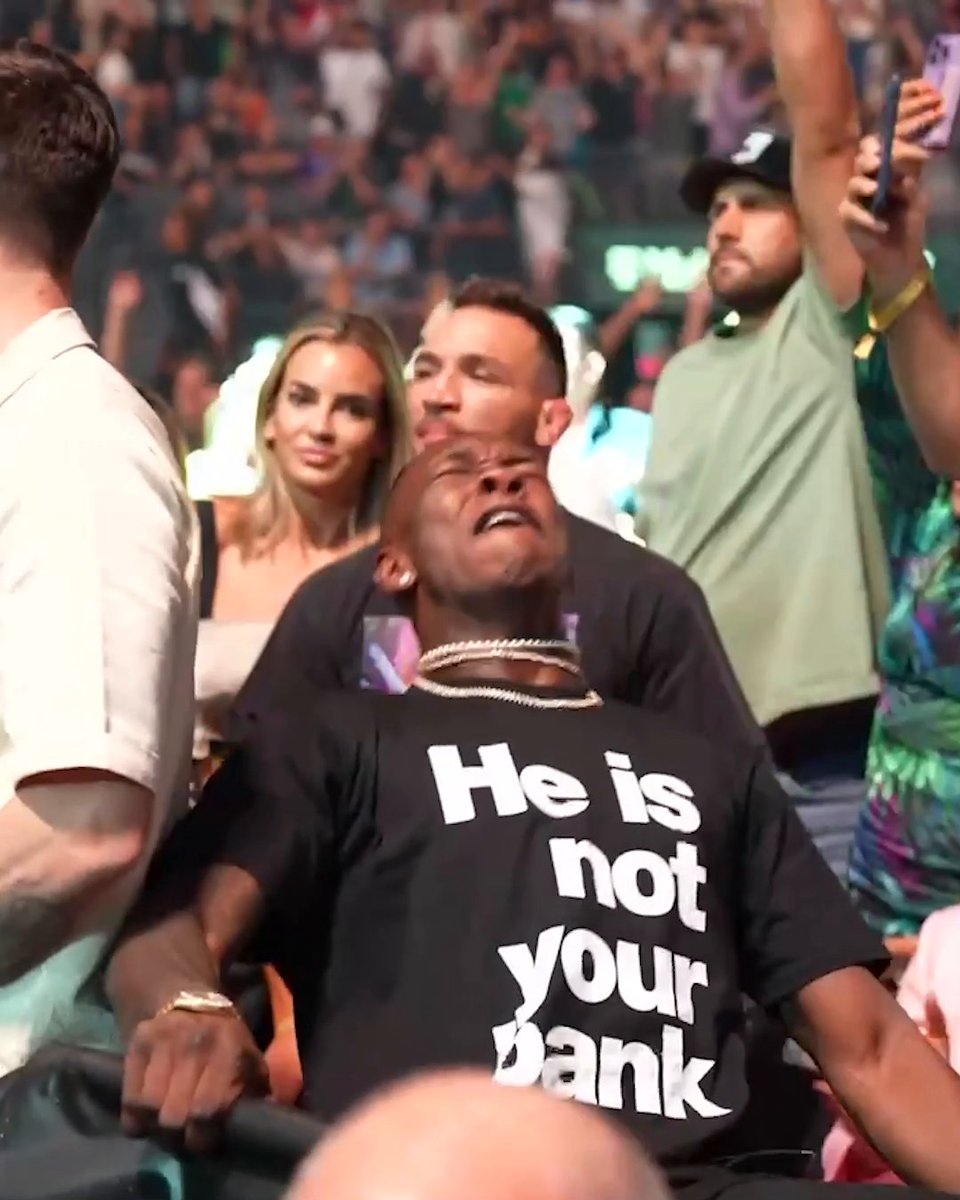 Adesanya was HYPED for Volk 🙌 #UFC290