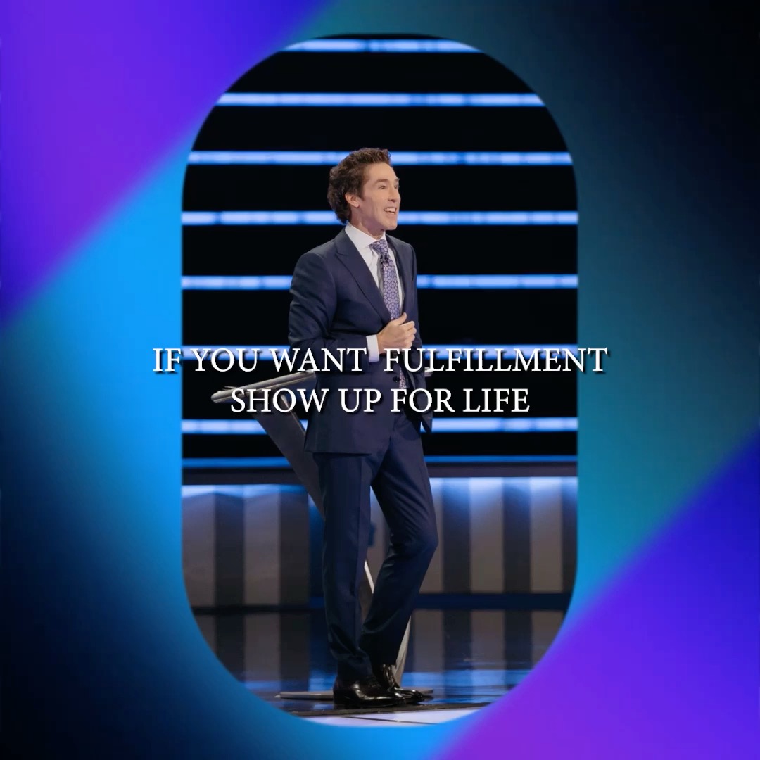 David said, “This is the day the Lord has made.” Today is a gift from God. Are you fully engaged, making the most of each moment, loving your family, appreciating the simple things in life? Tune into Joel’s message today, "Live in the Present"!