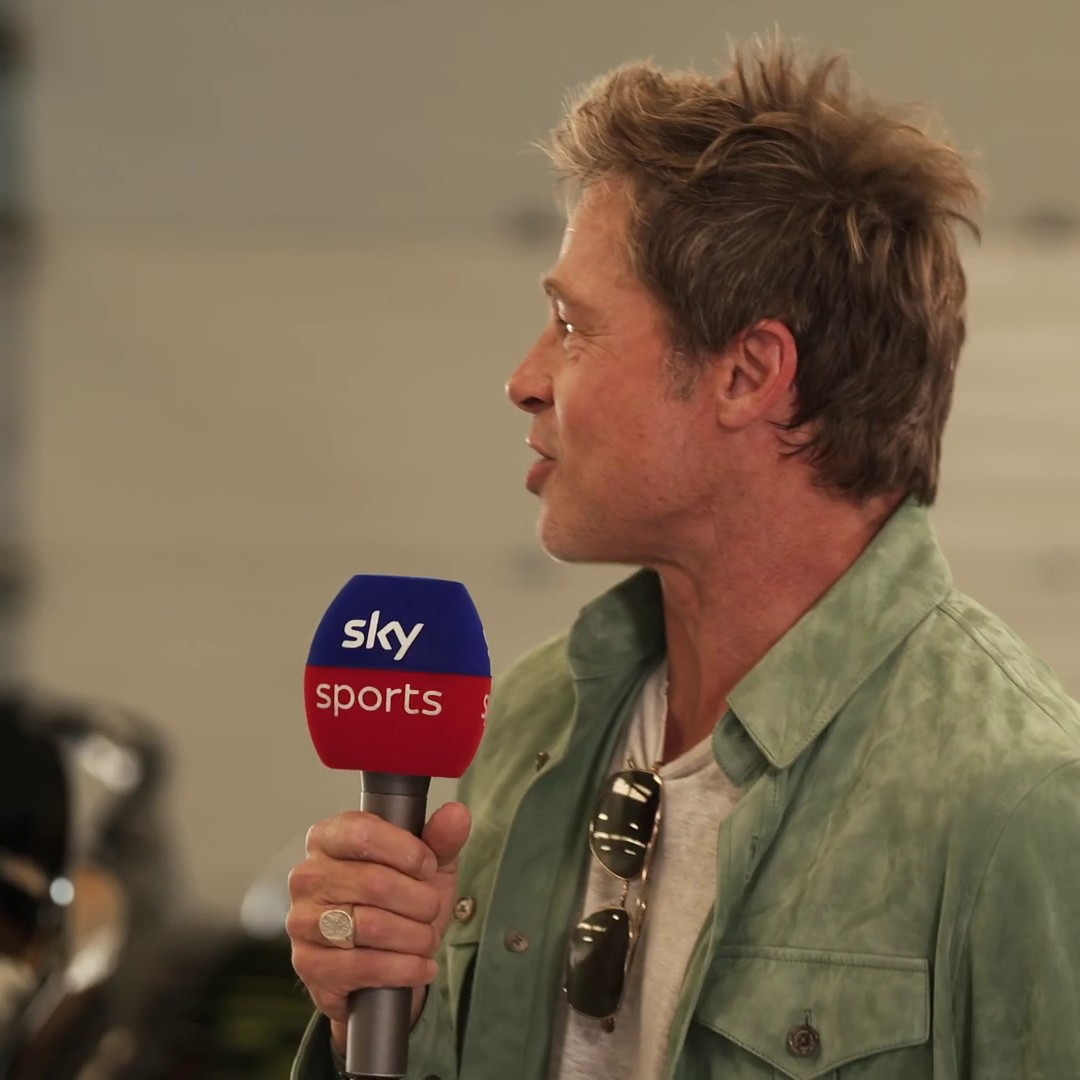 "We've got to get you a cameo!" 😅 Brad Pitt reveals all about APXGP with Martin Brundle 🤩