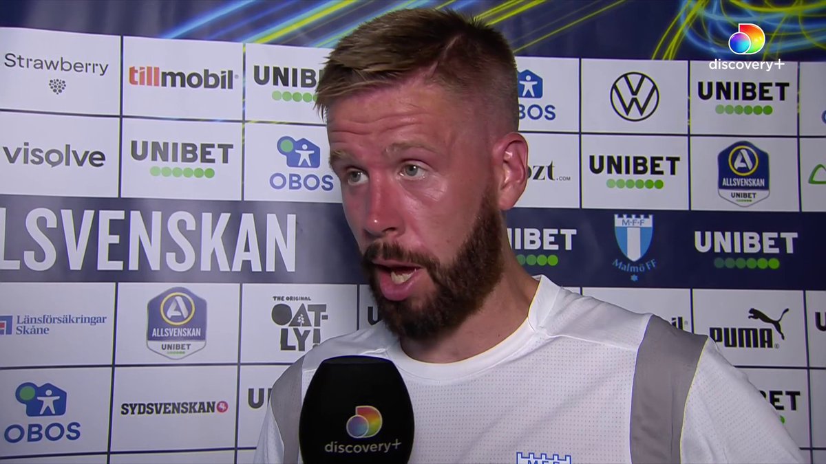 "Vi förlorar matchen i första halvlek. Vi ska aldrig förlora på hemmaplan, framför allt inte mot Mjällby. Så det svider i dag." Pontus Jansson efter MFF:s 2-1-förlust. 🔵