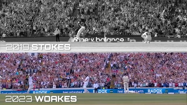 Ben Stokes in 2019. Chris Woakes in 2023. The atmosphere for Test cricket in England is the best.