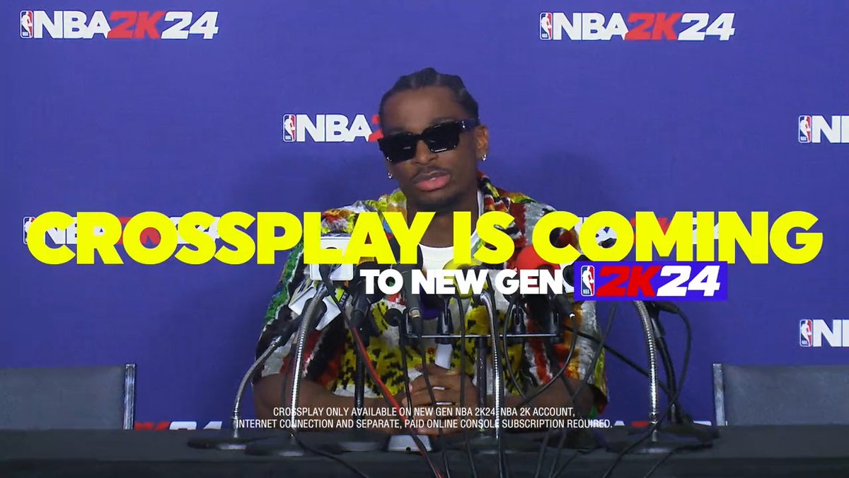 See you in the City 😤 Crossplay is coming to New Gen #NBA2K24 Pre-order today #SeeYouOnTheCourt