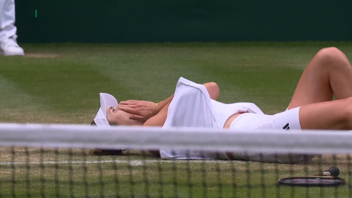 Epic. Elina โจ Elina Monfils outlasts Victoria Azarenka in a rollercoaster three-set thriller to progress to the quarter-finals 2-6, 6-4, 7-6(9) ๐ #Wimbledon