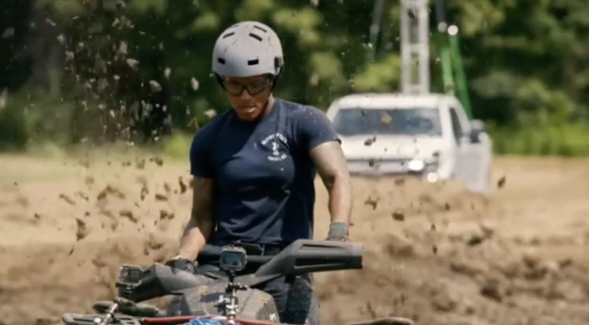 Tonight, we're getting down and dirty! 🏍️ ⛓️Join us for a thrilling episode of #ToughAsNails at 8/7c on CBS!