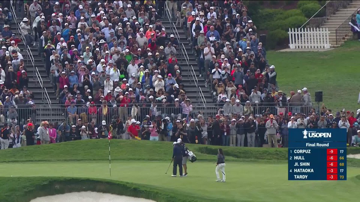 Enjoy the walk, Allisen Corpuz! 👏👏👏 #USWomensOpen