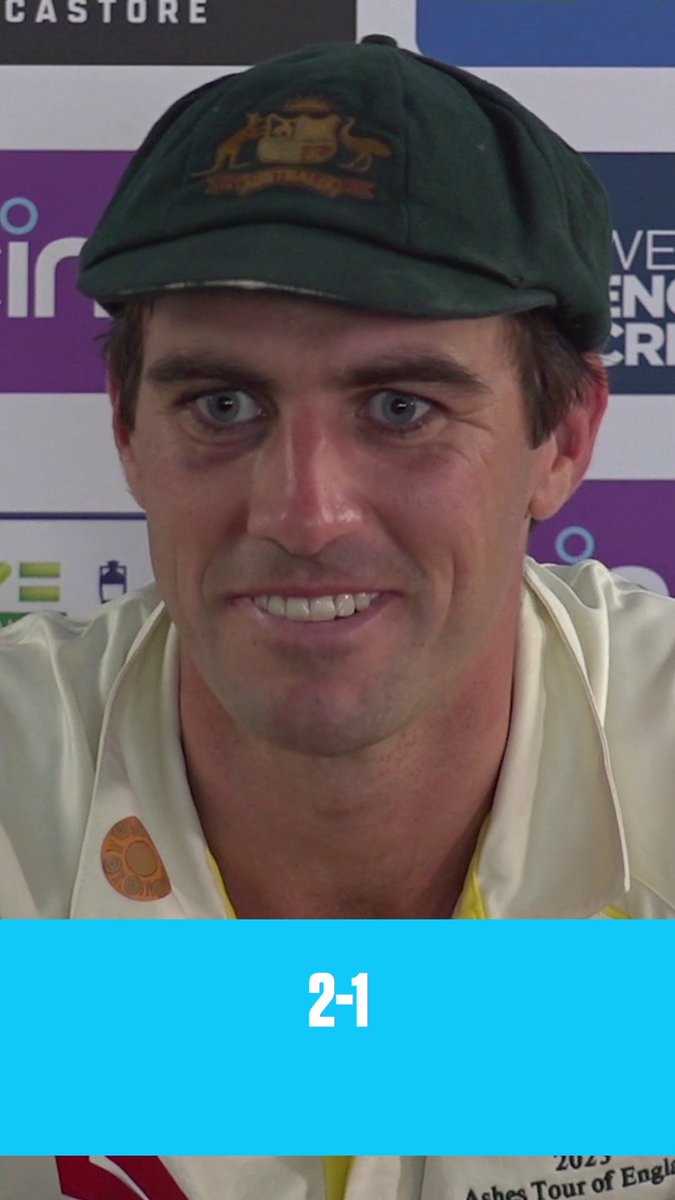 Cummins with the mic drop moment 😬 #Ashes | #AUSvENG