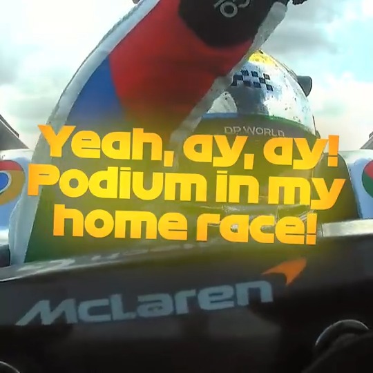 Sunk in yet, Lando Norris? 😜 #BritishGP #F1