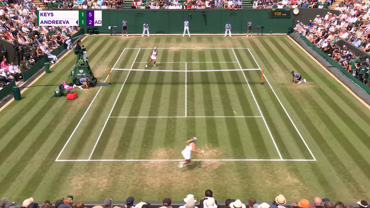 "You don't understand what you're doing" 😡 Did Mirra Andreeva really slip or did she throw her racquet? 👀 #Wimbledon