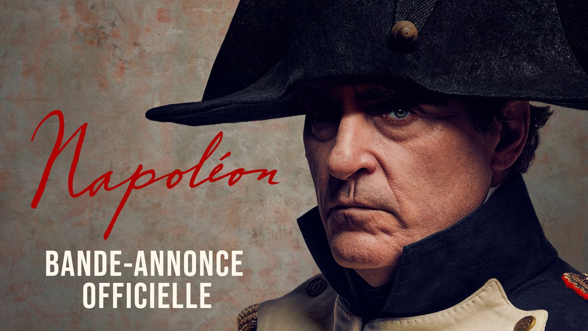 🇫🇷🍿 FLASH - Le trailer du film #Napoléon, avec Joaquin Phoenix dans le rôle principal, a été dévoilé. La sortie au cinéma est prévue le 22 novembre.