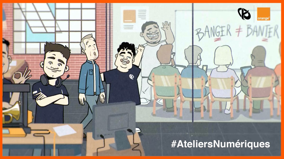 Il est l'heure d'agrandir la meilleure commu de France 😎 Karmine Corp X Orange France Et pensez à inscrire vos aînés aux #AteliersNumériques Orange si ils en ont besoin la team ! 🧡