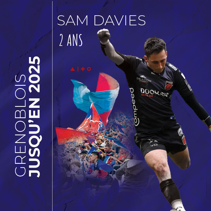 ๐ก๐ผ๐๐๐ฒ๐น๐น๐ฒ ๐ฟ๐ฒ๐ฐ๐ฟ๐๐ฒ ๐ซก @samdavey199, demi dโouverture et international gallois (8 captes), sโengage pour deux ans au FCG. Il arrive du club des Dragons avec lesquels il a jouรฉ 71 matchs ces 4 derniรจres annรฉes. Il sera ๐ฐ๐ป๐ฎ๐ท๐ธ๐ซ๐ต๐ธ๐ฒ๐ผ jusquโen 2๏ธโฃ0๏ธโฃ2๏ธโฃ5๏ธโฃ ๐ฅณ