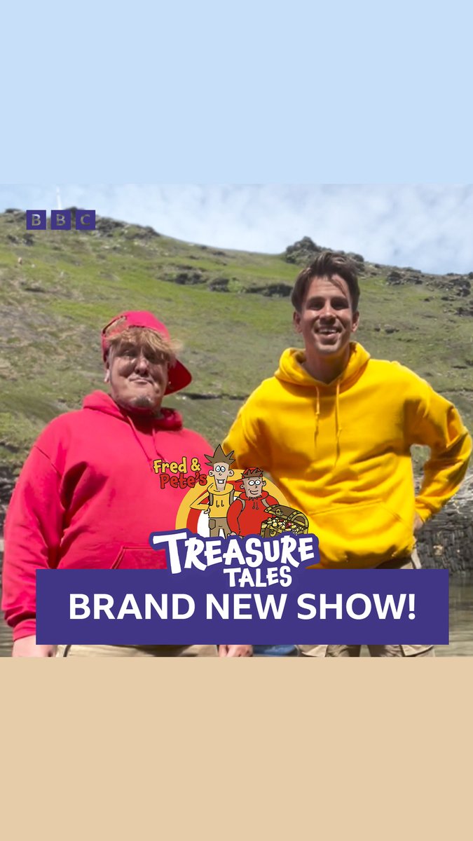 Meet Fred and Pete! 👋 They live in Cornwall and spend their days in search of treasure with the help of their friend, Suzy, played by Cat Sandion! Watch new Fred &amp; Pete's Treasure Tales on CBeebies &amp; BBC iPlayer. Cat Sandion