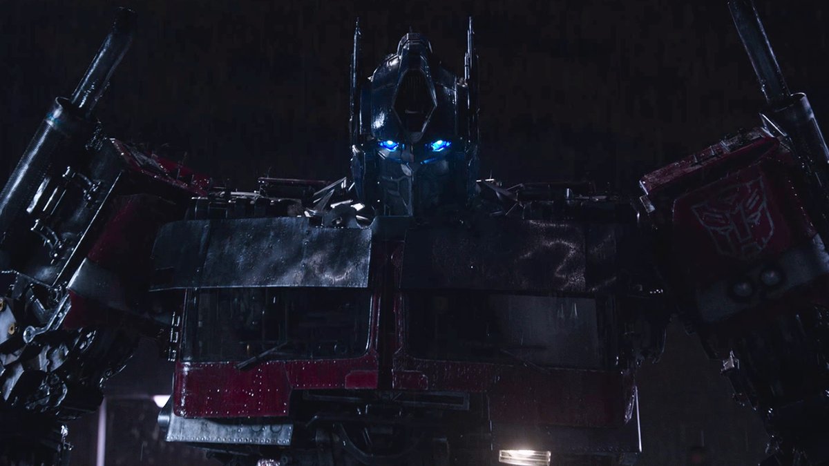 Optimus Prime uses a bus to beat up a Decepticon in this exclusive deleted opening scene for Transformers: Rise of The Beasts: