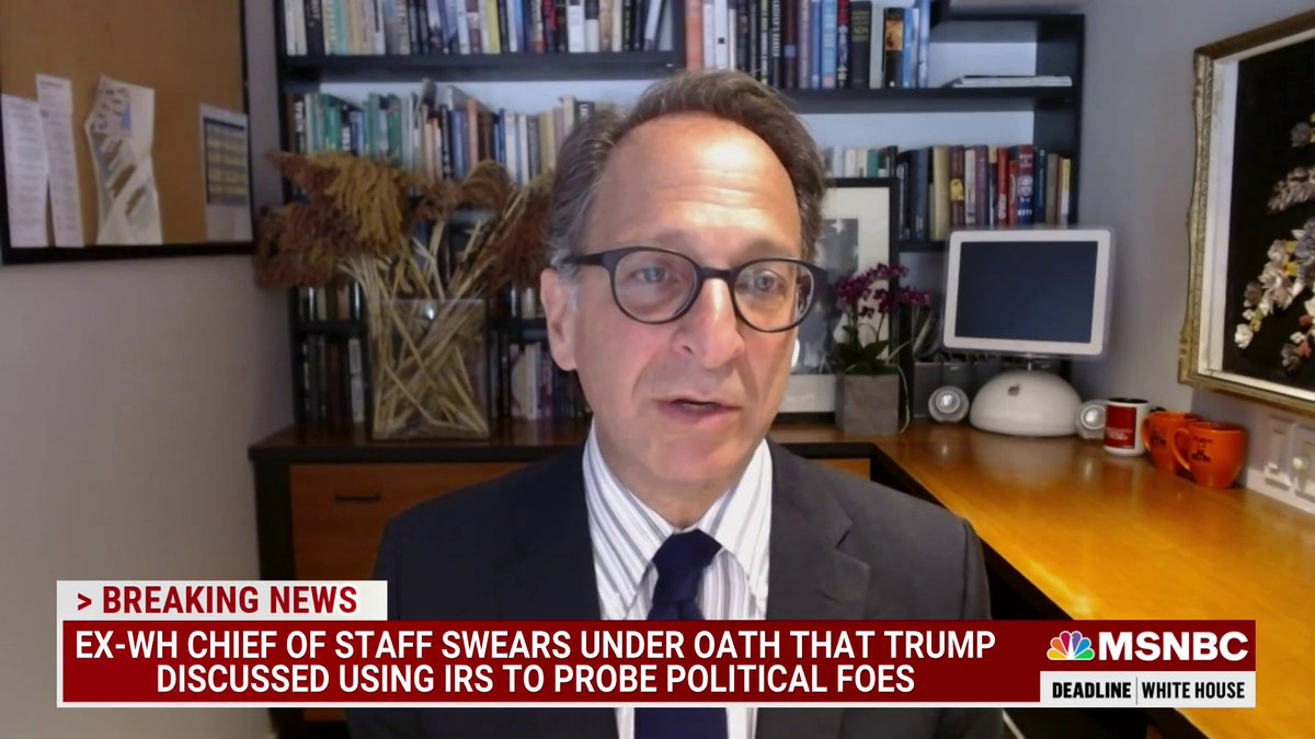 "It's way too little way too late for people like [John Kelly] and Bill Barr and others who were witnesses at the time to both illegal and improper acts... Everyone who was witness to that, has to speak up now" - Andrew Weissmann (weissmann11 on Threads/Insta)🌻 w/ Nicolle Wallace