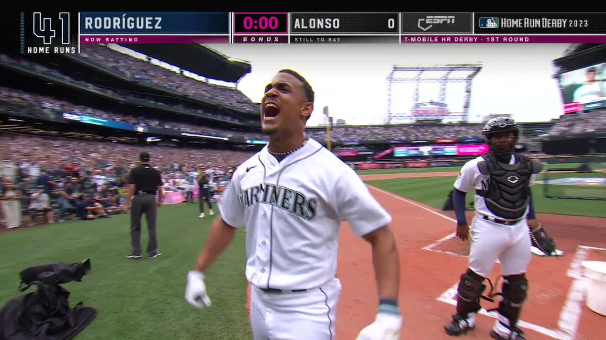 JULIO RODRIGUEZ PUT ON A SHOW 🤩 41 home runs in the first round 🚀