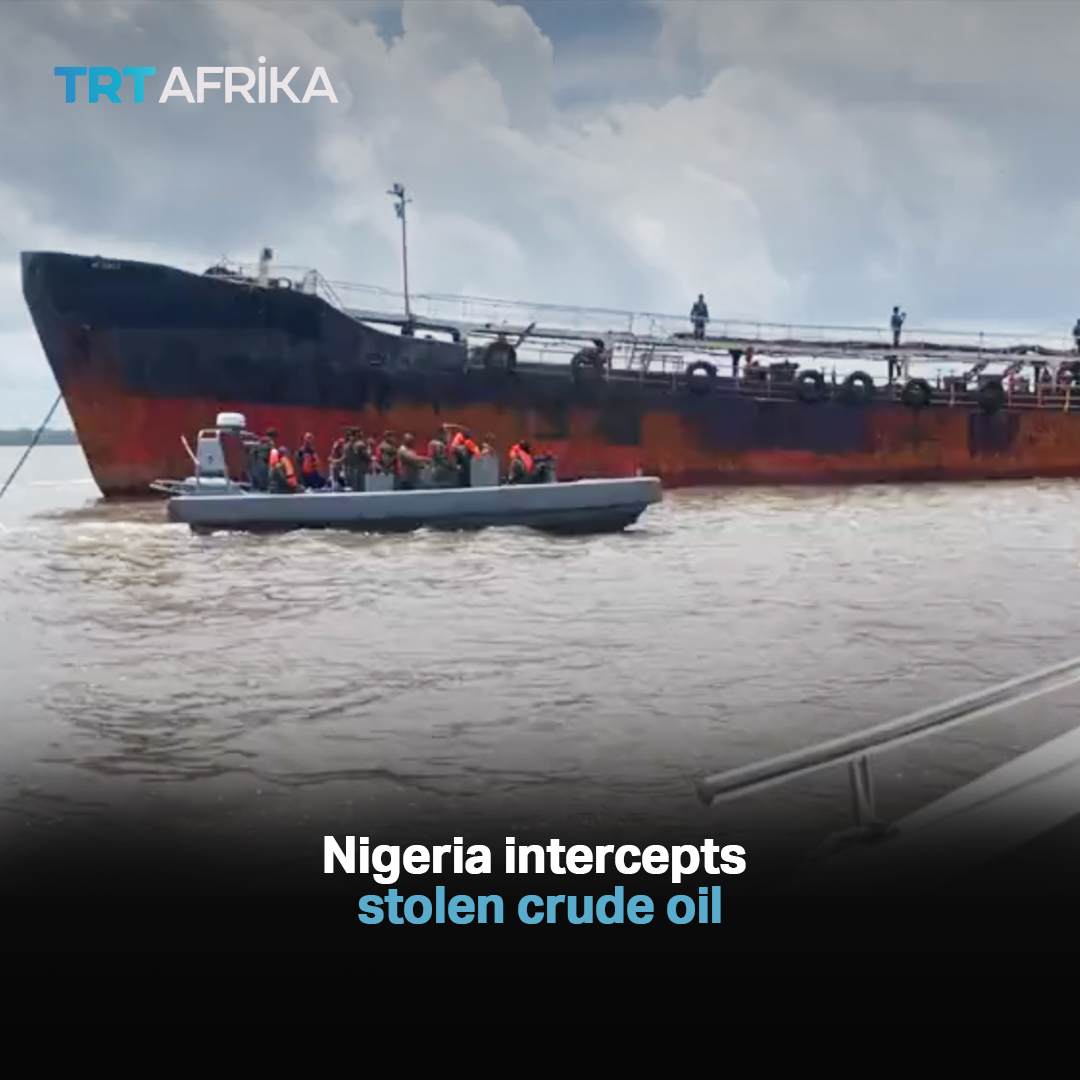 Nigeria intercepts 800,000-litre vessel with stolen crude oil heading to neighbouring Cameroon, the country's oil company, NNPC Limited says. This is a rare seizure in Africa's biggest oil producer. Authorities say the vessel will be destroyed