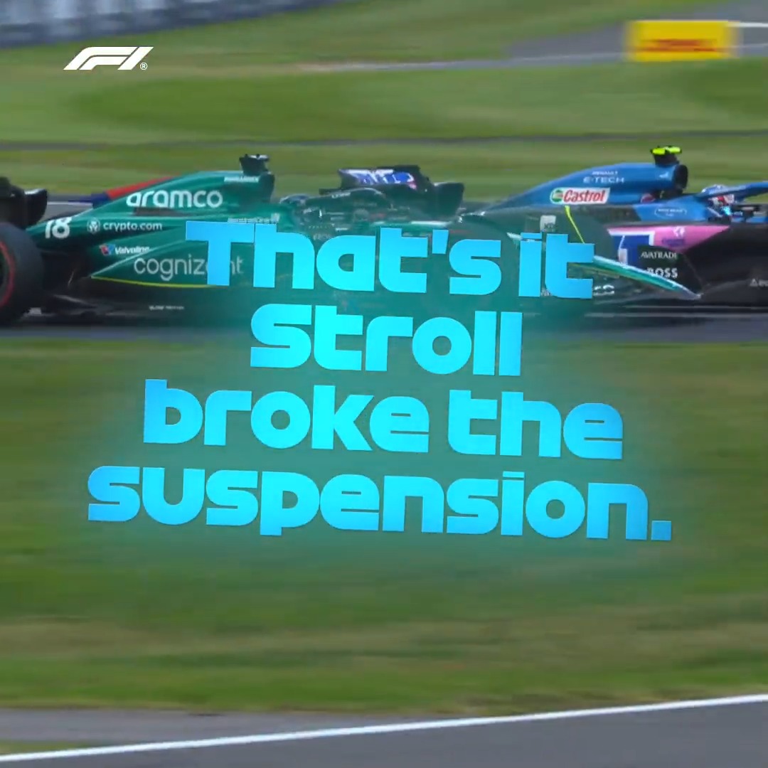 A fiercely contested couple of corners between Gasly and Stroll ⚔️ #BritishGP #F1
