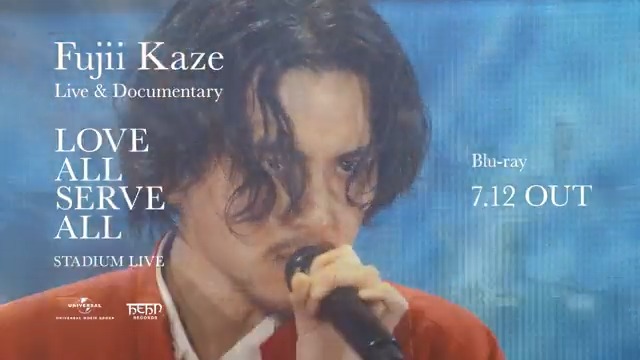 藤井 風 Fujii Kaze LOVE ALL SERVE ALL STADIUM LIVE 【Blu-ray】 2023.07.12 OUT 🔗 藤井 風、自身初となったスタジアムライブを映像作品化。 本編ライブに加え、2時間を超える長編ドキュメンタリーとの豪華2枚組。 #藤井風 #FujiiKaze Fujii Kaze Staff
