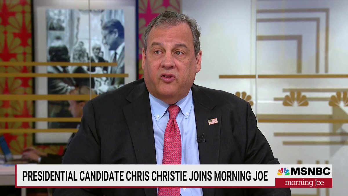 Chris Christie on Trump: “No matter what he says, no matter how he's bragging, goes to bed every night thinking about the sound of the jail cell door closing behind him...”