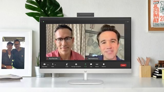 When it was time to announce our global technology partnership with Wrexham AFC, we turned to tech experts Ryan Reynolds and Rob Mac. #HPxWxmAFC