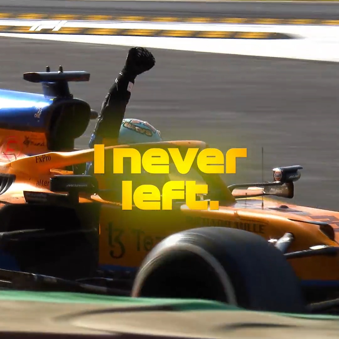 He never left #F1 Daniel Ricciardo
