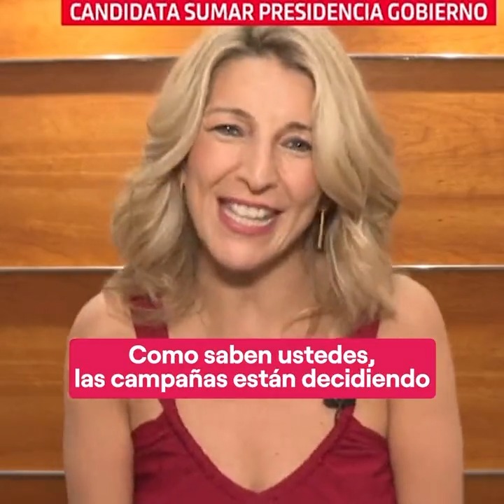 Ayer en el debate no acabó nada. Está todo en juego. Vamos a ganar las elecciones y lo haremos juntas. Con un Sumar fuerte el día 23J todo es posible.
