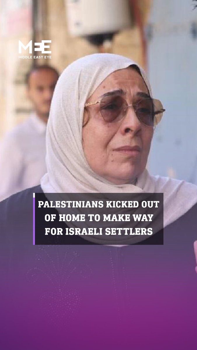 Israeli forces removed the Palestinian Sub Laban family from their home in occupied East Jerusalem early on Tuesday morning to make way for settler groups to take it over
