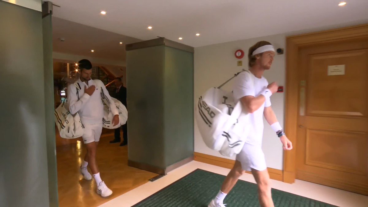 Next up... Novak Djokovic and Andrey Rublev face off in the quarter-finals 💪 #Wimbledon