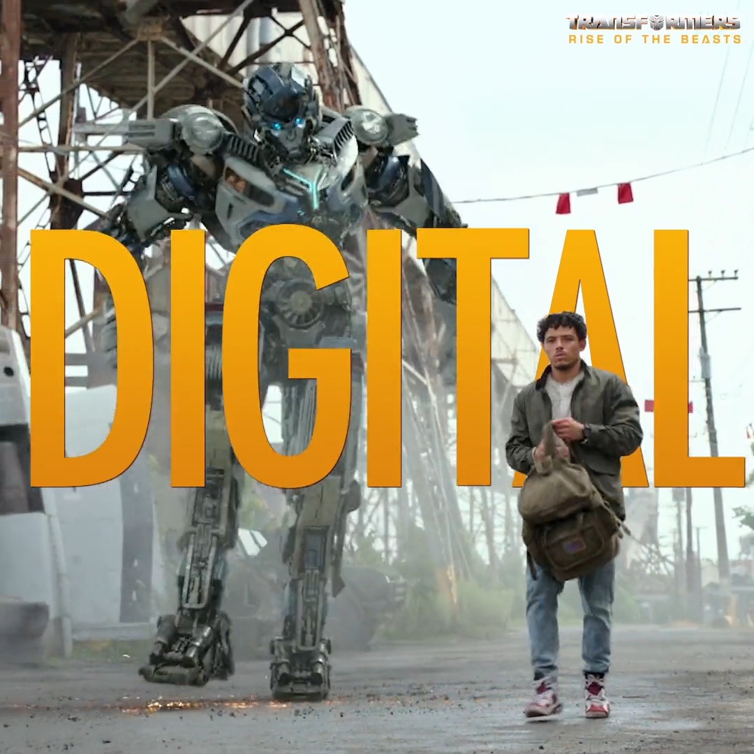 Get ready for the ride of your life. #Transformers: #RiseOfTheBeasts is now available on Digital. Roll out!