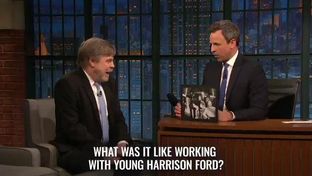 Mark Hamill's impression of Harrison Ford is perfection 😂