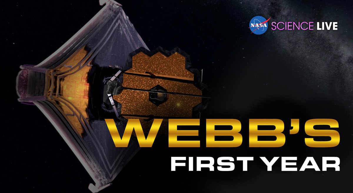 We're getting ready to mark the first year of spectacular discoveries from NASA Webb Telescope. The space telescope has transformed the way we see the universe. Watch NASA Science Live on July 12 at 4pm ET (2000 UTC) & ask experts your questions by using #AskNASA.