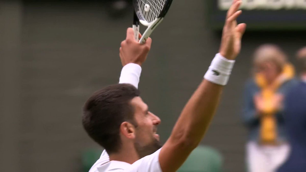 The quest for number eight continues. Novak Djokovic comes from a set down to defeat Andrey Rublev 4-6, 6-1, 6-4, 6-3 to advance to his 46th Grand Slam semi-final 👏 #Wimbledon