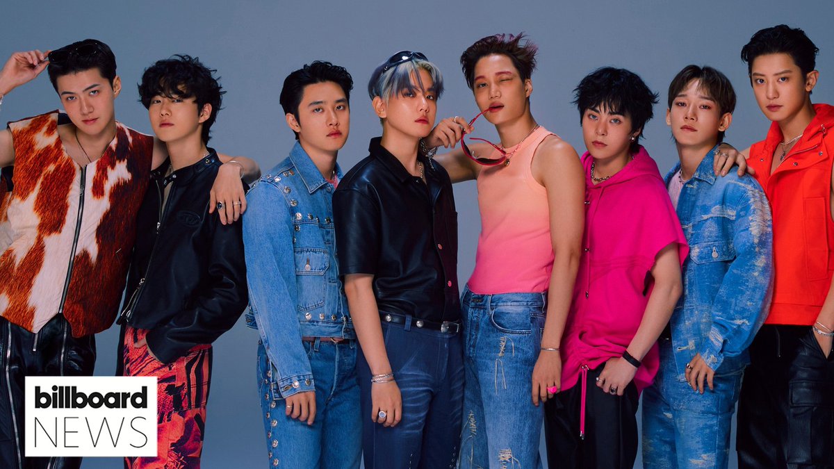 With the drop of their new album ‘EXIST,’ EXO takes over the #HotTrendingSongs chart powered by Twitter. 🔥 #BillboardNews
