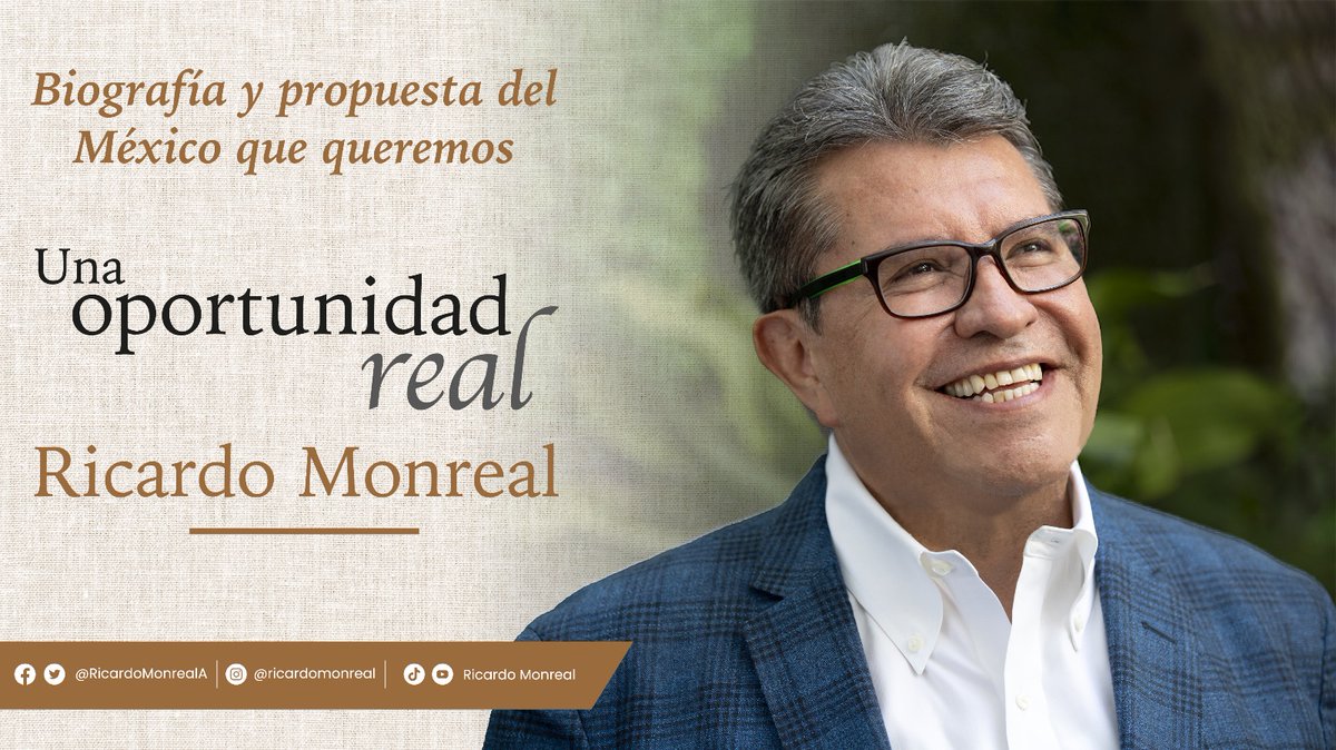 Acompañado de jóvenes y simpatizantes de todo el país, presentamos #UnaOportunidadReal, libro biográfico y propuesta del México que queremos. Spoiler: no verás espectaculares ni exceso de publicidad, podrás descárgalo gratis aquí. Espero tus comentarios: