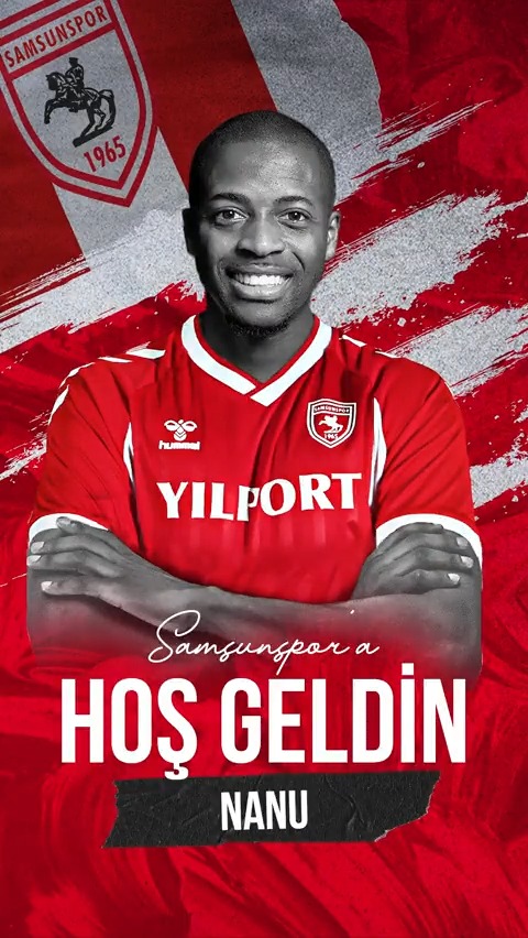 Samsunspor Ailemize Hoş Geldin Nanu! 🔴⚪️ ••• Welcome to our Samsunspor family Nanu! 🔴⚪ 🔗 Detaylar Web Sitemizde #Samsunspor #Nanu
