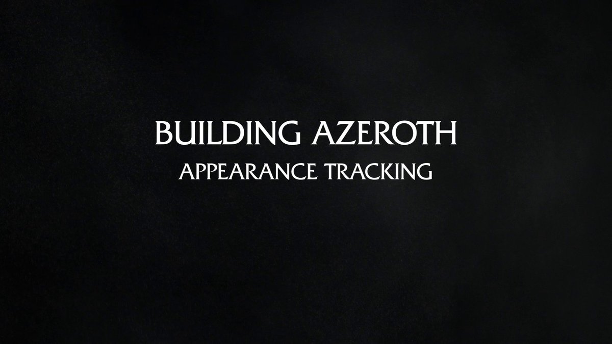 Everyone knows transmog is the real endgame. Here's a look at new tracking tools in Fractures in Time! #BuildingAzeroth