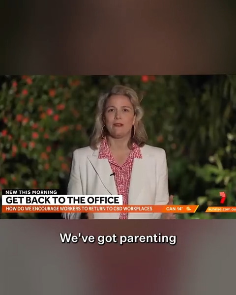 Let's be a bit modern and flexible and just recognise that sometimes it's okay for people to work at home a bit.