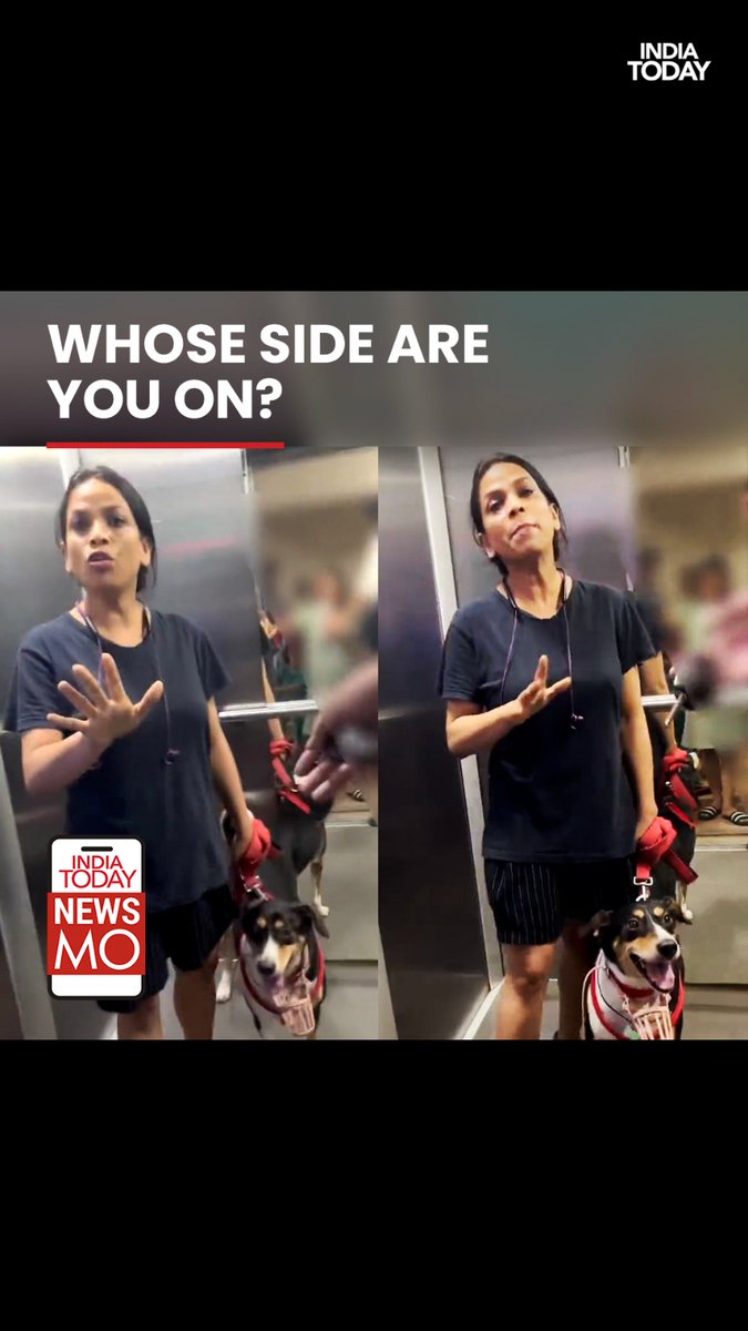 A dog owner, who went viral for arguing with residents of a Noida housing society, has issued a clarification. Here's what she has to say. #Noida #DogOwner #ViralVideo #NewsMo