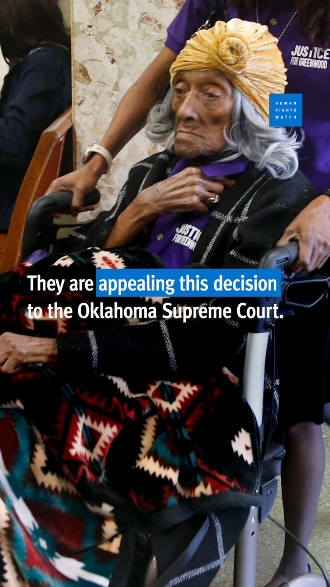 After waiting 102 years for justice, three survivors of the 1921 Tulsa race massacre just received the news that their reparations case was dismissed. The massacre, led by an angry white mob, left hundreds of Black people dead and destroyed more than 1200 homes.