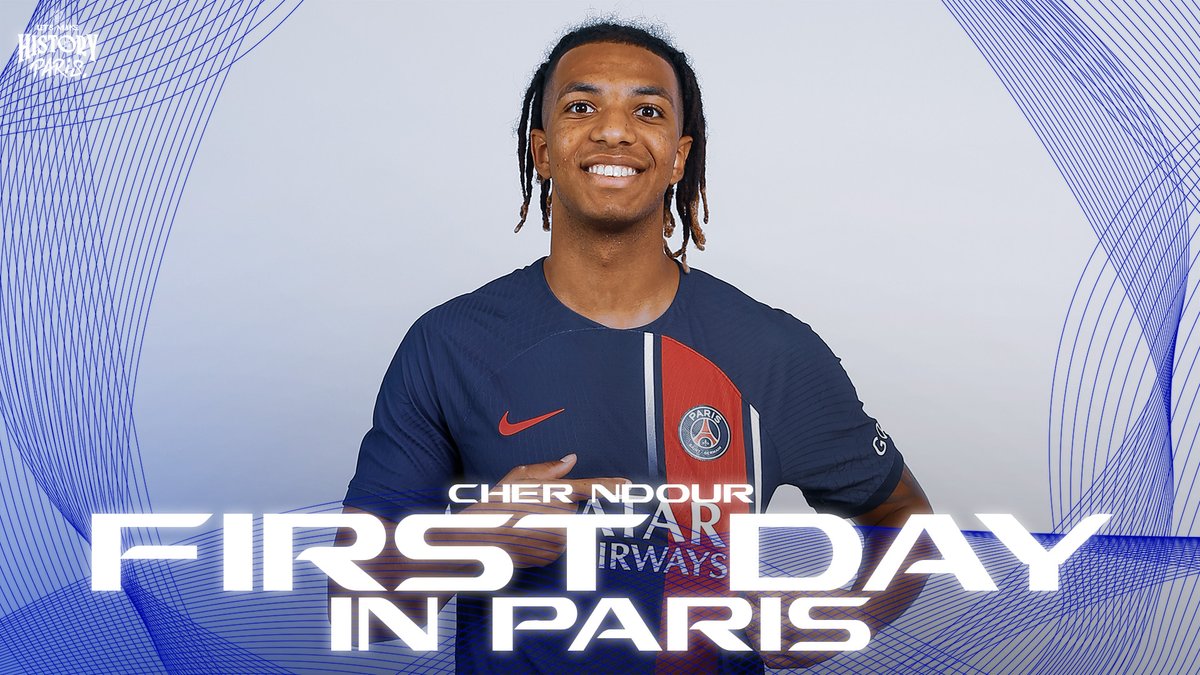 La première journée de Cher Ndour à Paris ! 😃 🔴🔵 #WelcomeNdour