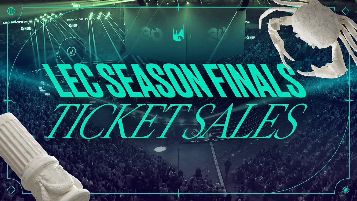 Grab your tickets for the 2023 #LEC Season Finals and the 2023 #EMEAMasters Summer Finals in Montpellier Occitanie NOW! 🇫🇷 🎟️