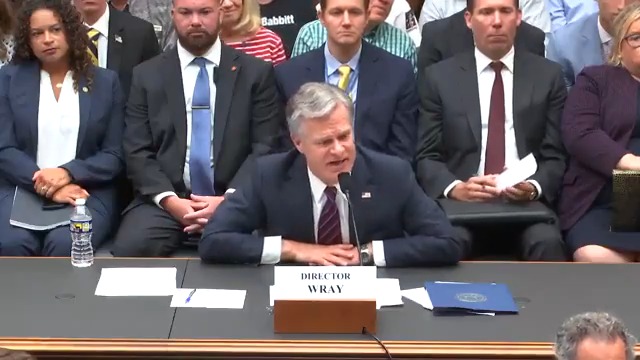 🔥 MUST WATCH: "Are you protecting the Bidens?" FBI Director Chris Wray: "Absolutely not!"