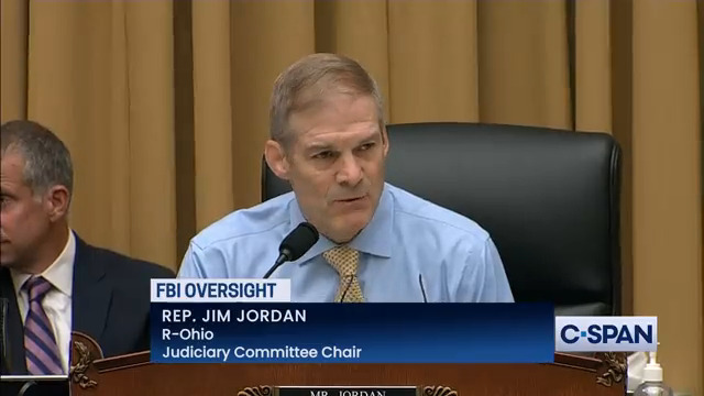 WATCH: Rep. Rep. Jim Jordan opening statement at House Judiciary Dems House Judiciary GOP 🇺🇸🇺🇸🇺🇸 hearing with FBI Director Christopher Wray. The hearing continue LIVE online here: