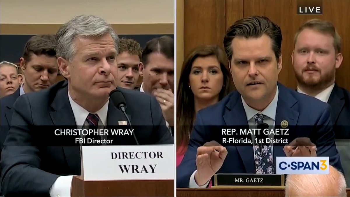 FBI Director Christopher Wray is protecting the Biden Crime Family!