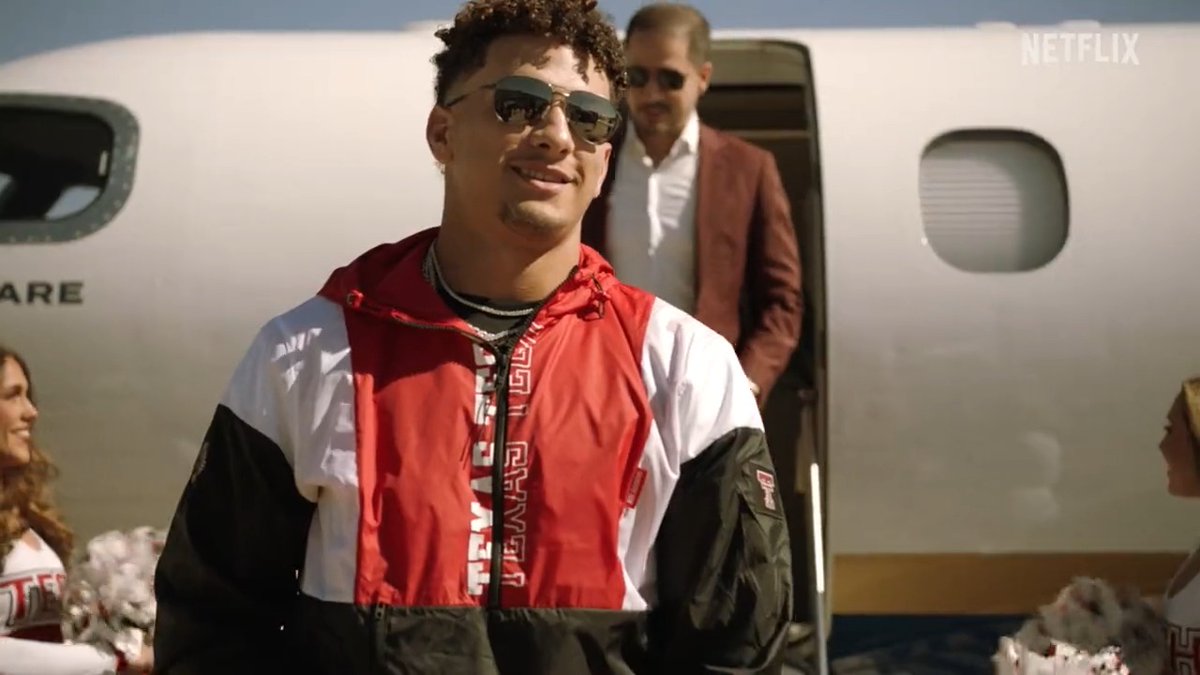 They call him Showtime for a reason 💪 'Quarterback', starring our very own Patrick Mahomes II, is now streaming only on @Netflix.