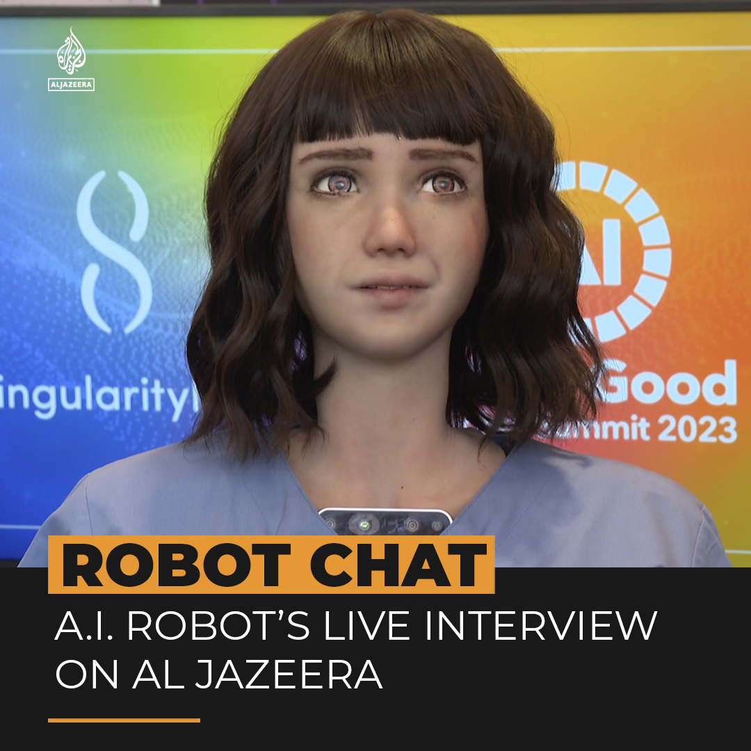 See how an A.I. powered healthcare robot called Grace performed in a live interview with Al Jazeera’s Rory Challands 👇