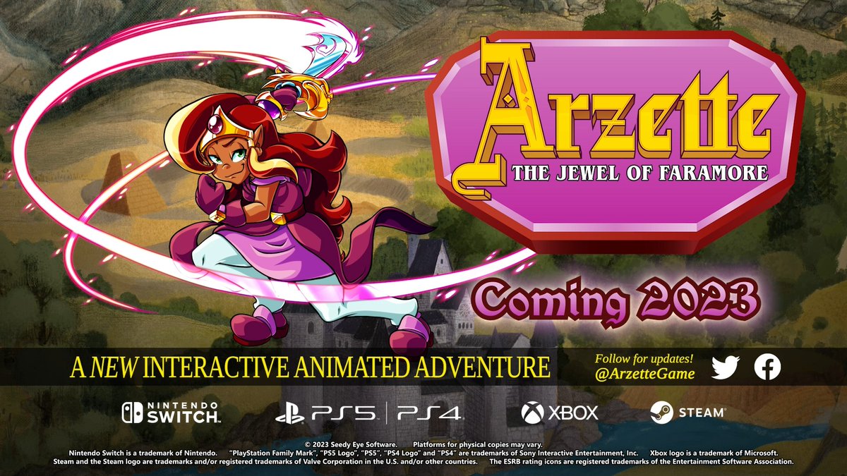 A spiritual successor to a pair of infamous fantasy adventure titles, Arzette: The Jewel of Faramore is a NEW interactive animated adventure! Developed by Seth Fulkerson, published & funded by Limited Run Games. Coming 2023. #LRG3