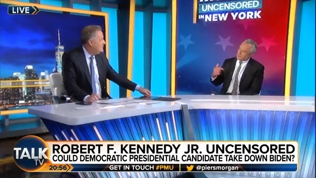 Democratic candidate Robert F. Kennedy Jr. is confident he will beat Joe Biden in the primaries. "If I put money and bet on any candidate, I would put it on me." Piers Morgan | Robert F. Kennedy Jr | Talk | #PMU
