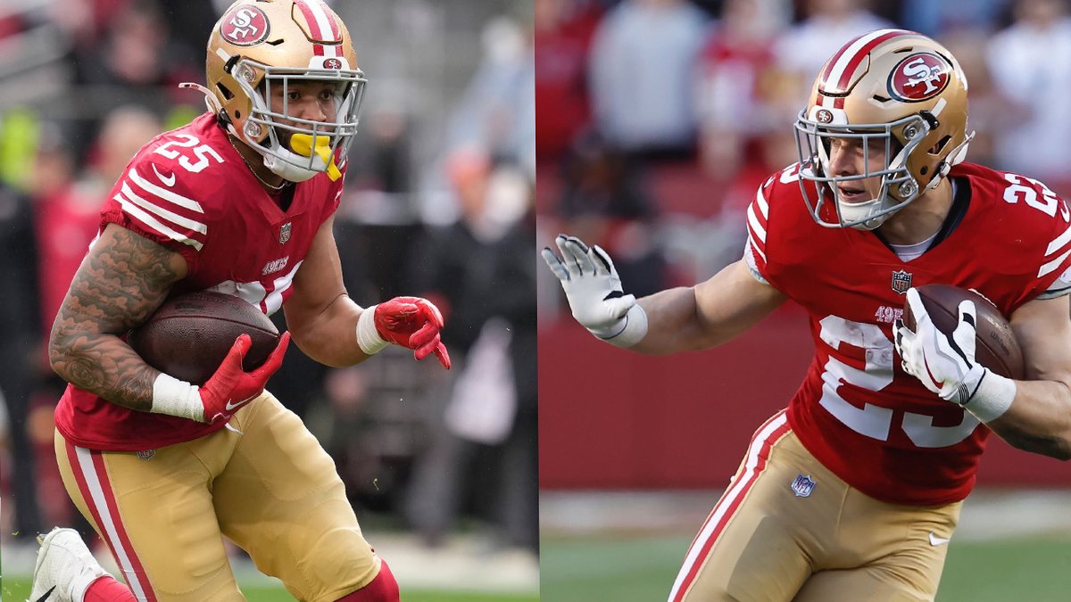 The Elijah Mitchell x Christian McCaffrey RB duo 🔥