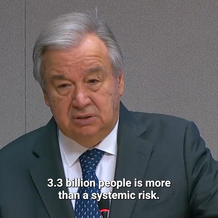 3.3 billion people live in countries that spend more on debt interest payments than on education or health. This is more than a systemic risk – it’s a systemic failure. Action will not be easy. But it is essential, and urgent.